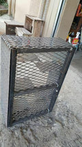 Metal Pro Snake Basket Charcoal FirePan BBQ Smoker Grills Fire Box Catering