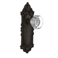 Victorian Plate 2-3/8 in. Backset Oil-Rubbed Bronze PassaHall/Closet Waldorf Door Knob