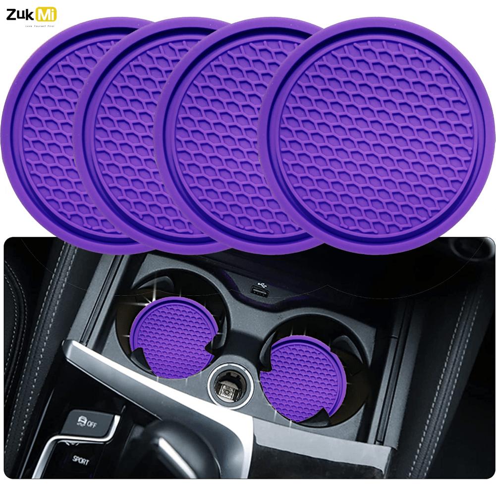 Upgrade Your Car's Interior With 4pcs ZukMi Car Cup Coaster - Anti-Slip &amp; Universal Vehicle Accessories