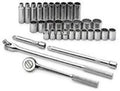 SK Hand Tool 1933 12 Point Drive Metric Set Socket, 1/2-Inch, 33-Piece