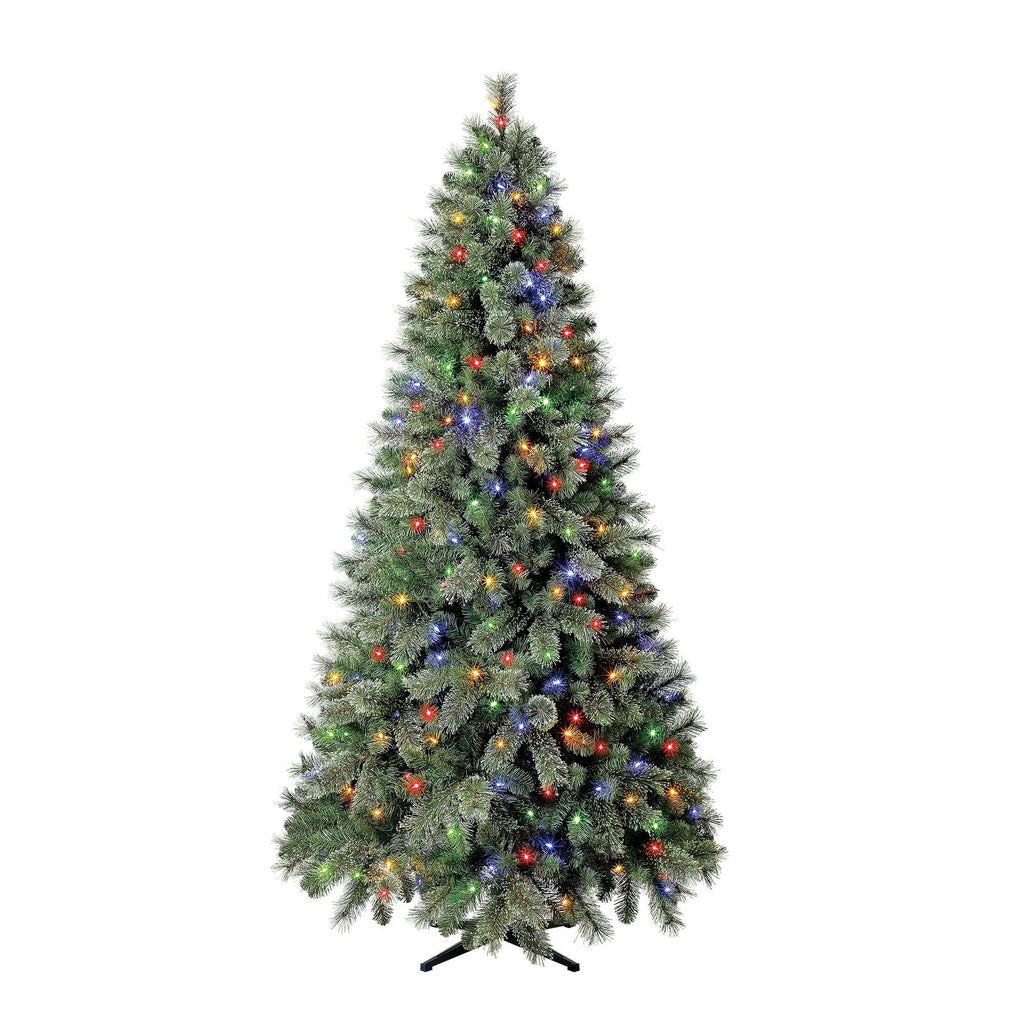 Holiday Time Prelit 300 LED Color-Changing Lights, Liberty Pine Artificial Christmas Tree, 7.5'