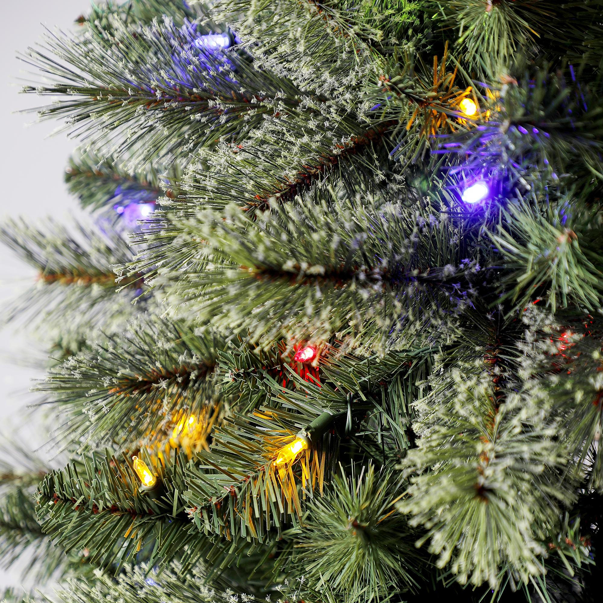 Holiday Time Prelit 300 LED Color-Changing Lights, Liberty Pine Artificial Christmas Tree, 7.5'