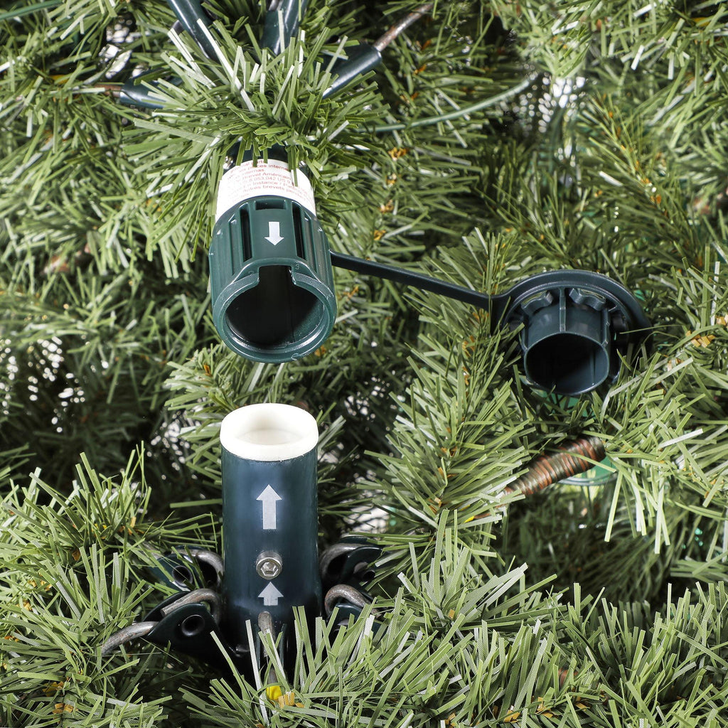 Holiday Time Prelit 300 LED Color-Changing Lights, Liberty Pine Artificial Christmas Tree, 7.5'