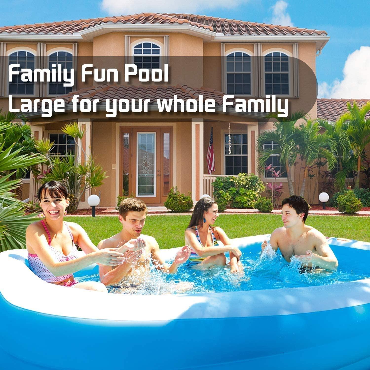 Summer Thickened Inflatable Swimming Pool Family Kids Children Adult Play Bathtub Outdoor Indoor Water Swimming Pool