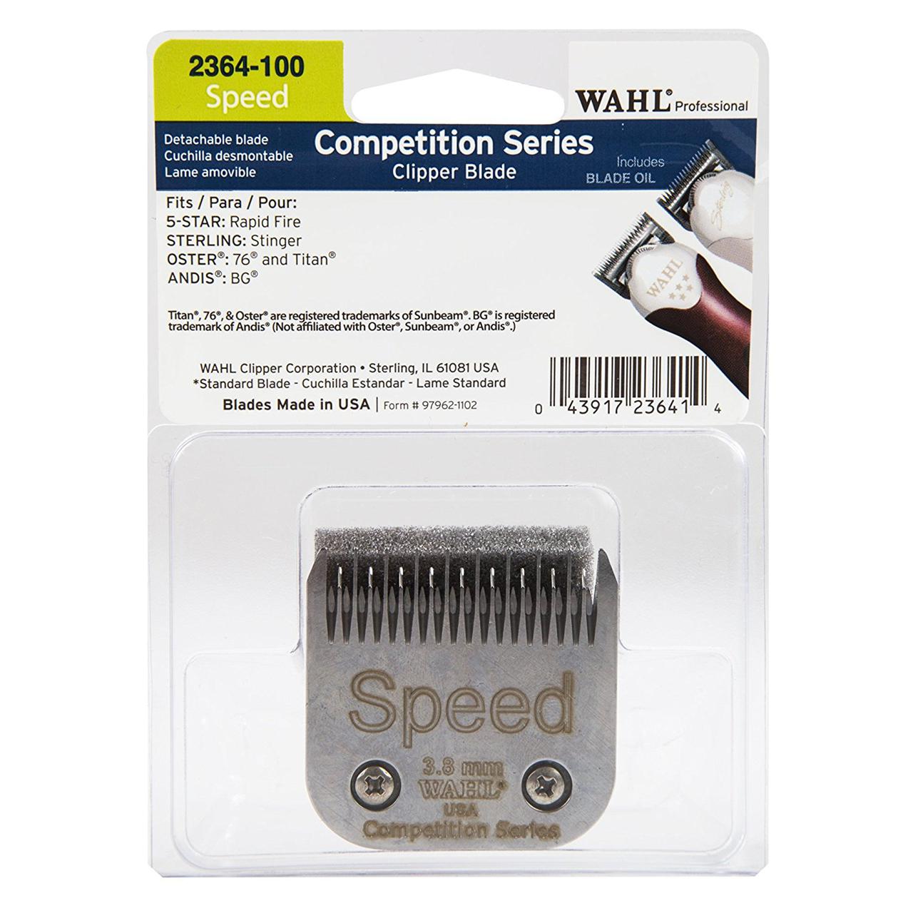 Wahl Five Star Rapid Fire Clipper #8233-200 w/Bonus Speed Blade 100-240 Volts