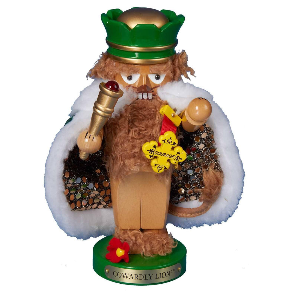 Kurt Adler (#ES1579) Wizard of Oz Steinbach Chubby Cowardly Lion Nutcracker, 11"