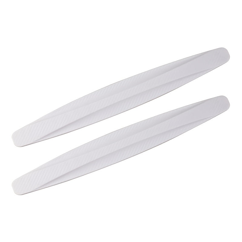 2PCS Universal Anti-Collision Protector, Rubber Car Front And Rear Corner Bumper Guard Lip Anti-Scratch Strips Sticker Car Product Accessories