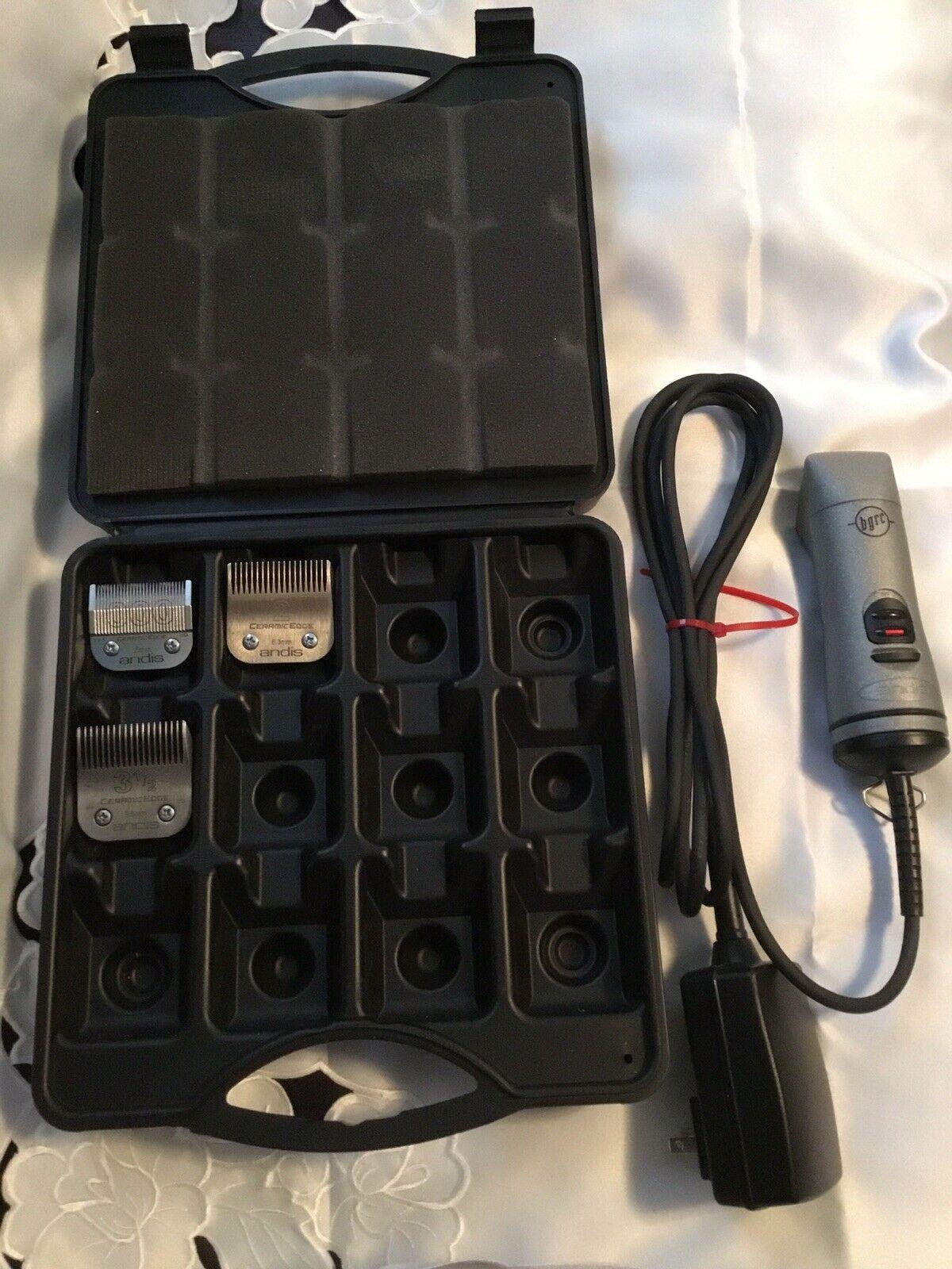 Andis BGRC, 3 Ceramic EdBlades & Detachable Blade Carrying Case