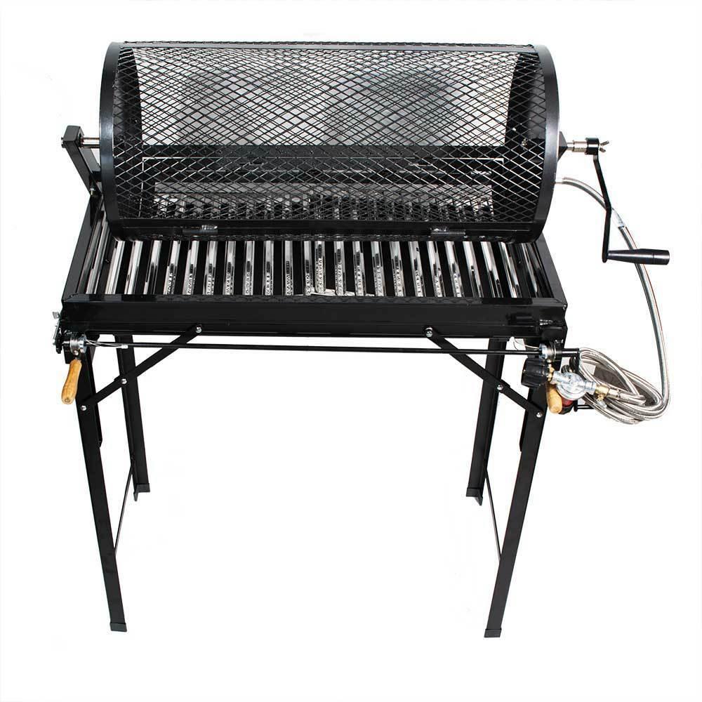 5 Burner Hatch Rotating Chili Roaster Portable BBQ Stand & Regulator CR-BARBACOA