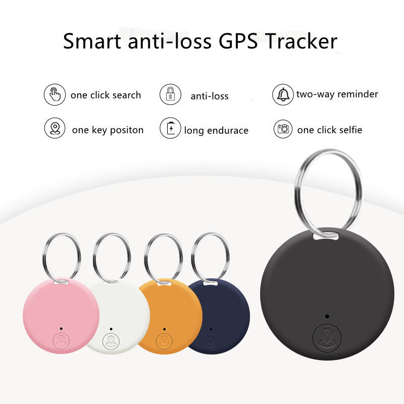 5pcs GPS Wireless Smart TracFinder, Anti-Loss Device With Keychain For Pet Cats Dogs Wallet Key