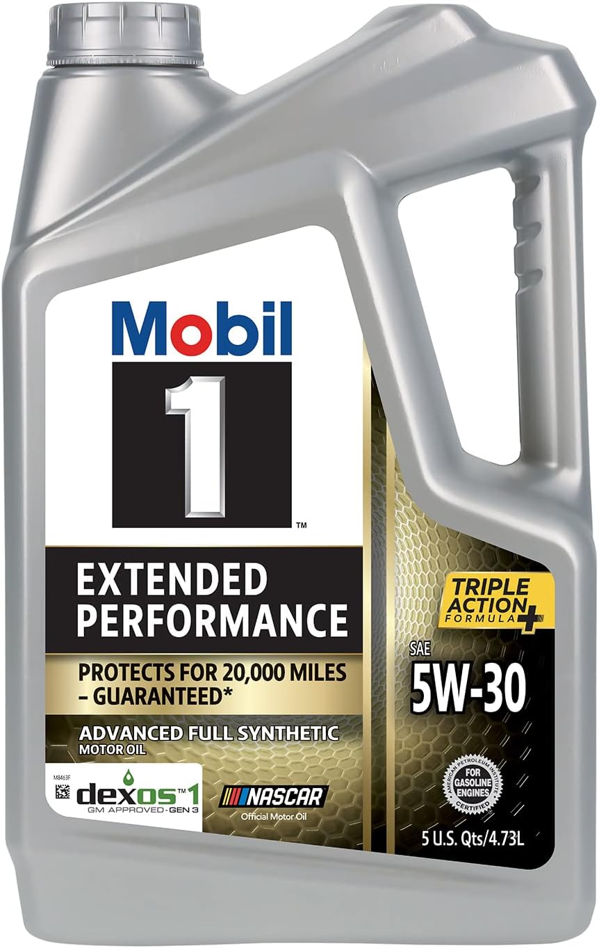 Mobil 1 Extended Performance Full Synthetic Motor Oil 5W-30, 5 Quart