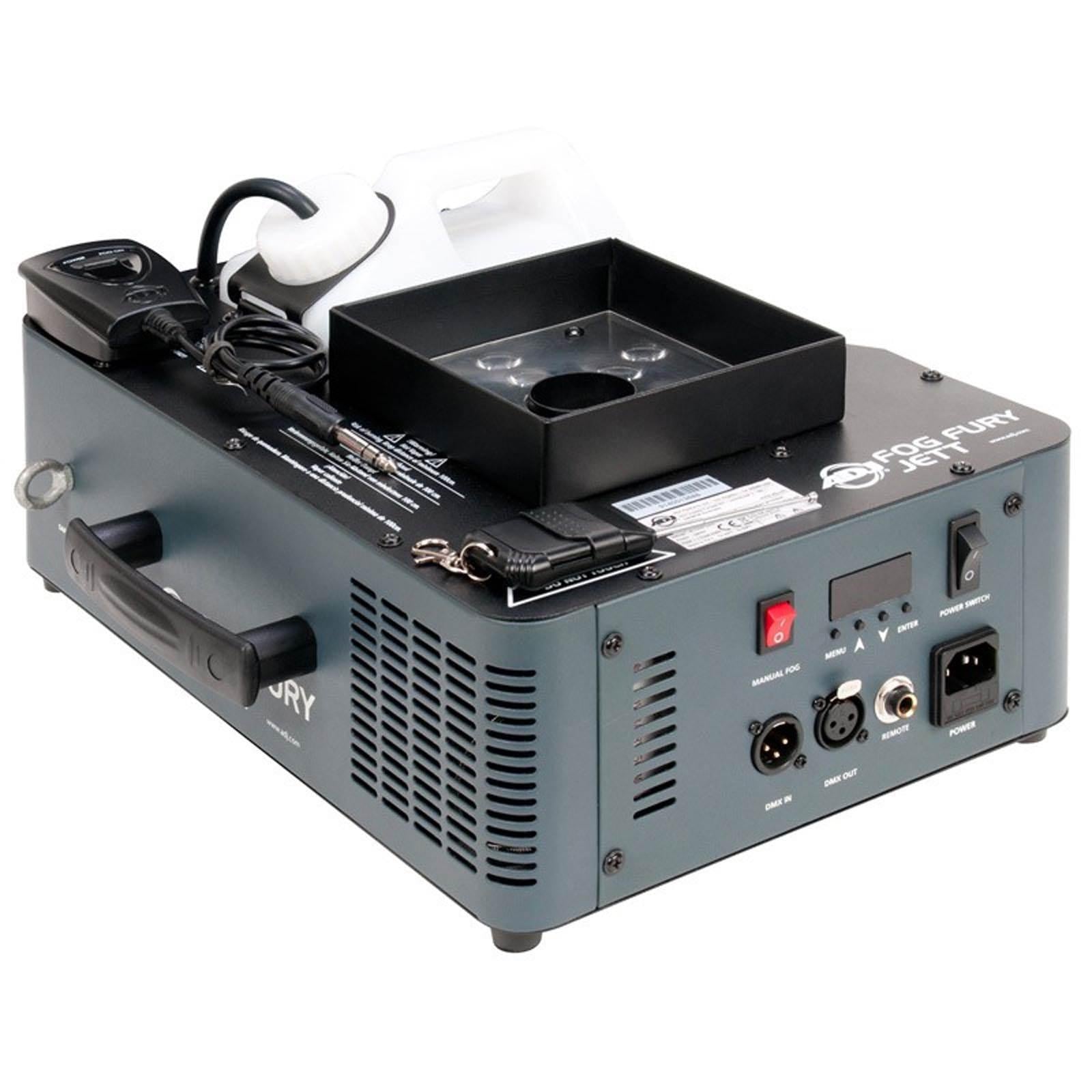 ADJ Fog Fury Jett Smoke Machine & LED Lights with Wireless Remote (2 Pack)