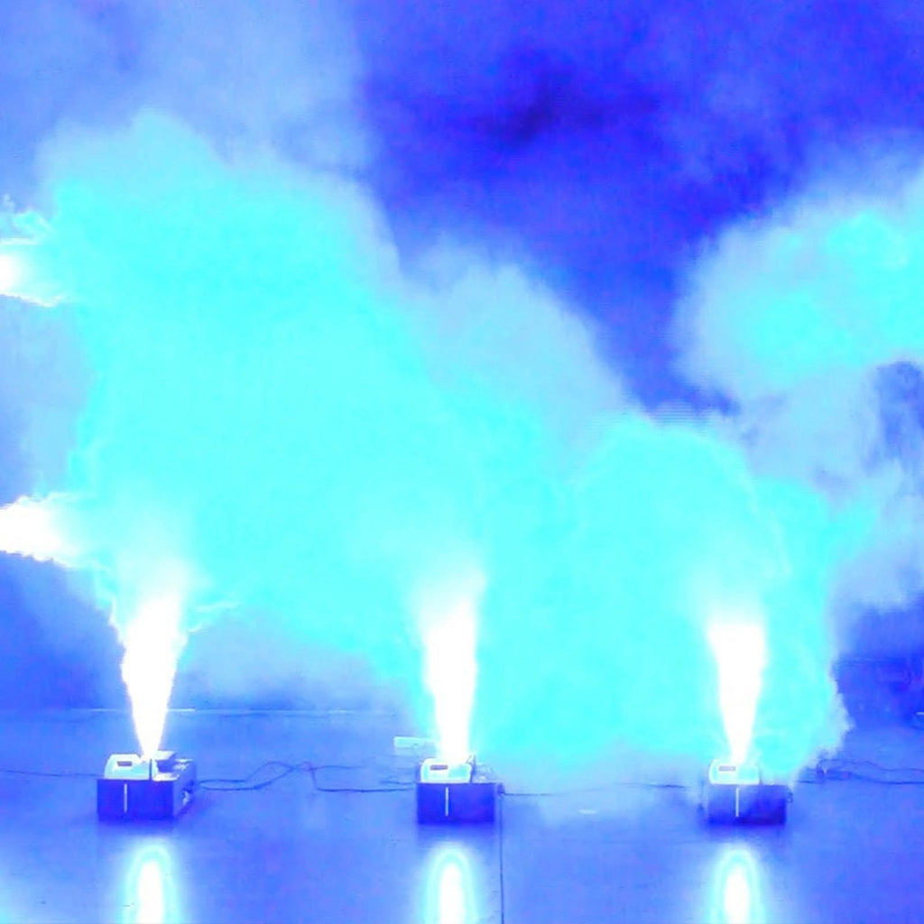 ADJ Fog Fury Jett Smoke Machine & LED Lights with Wireless Remote (2 Pack)