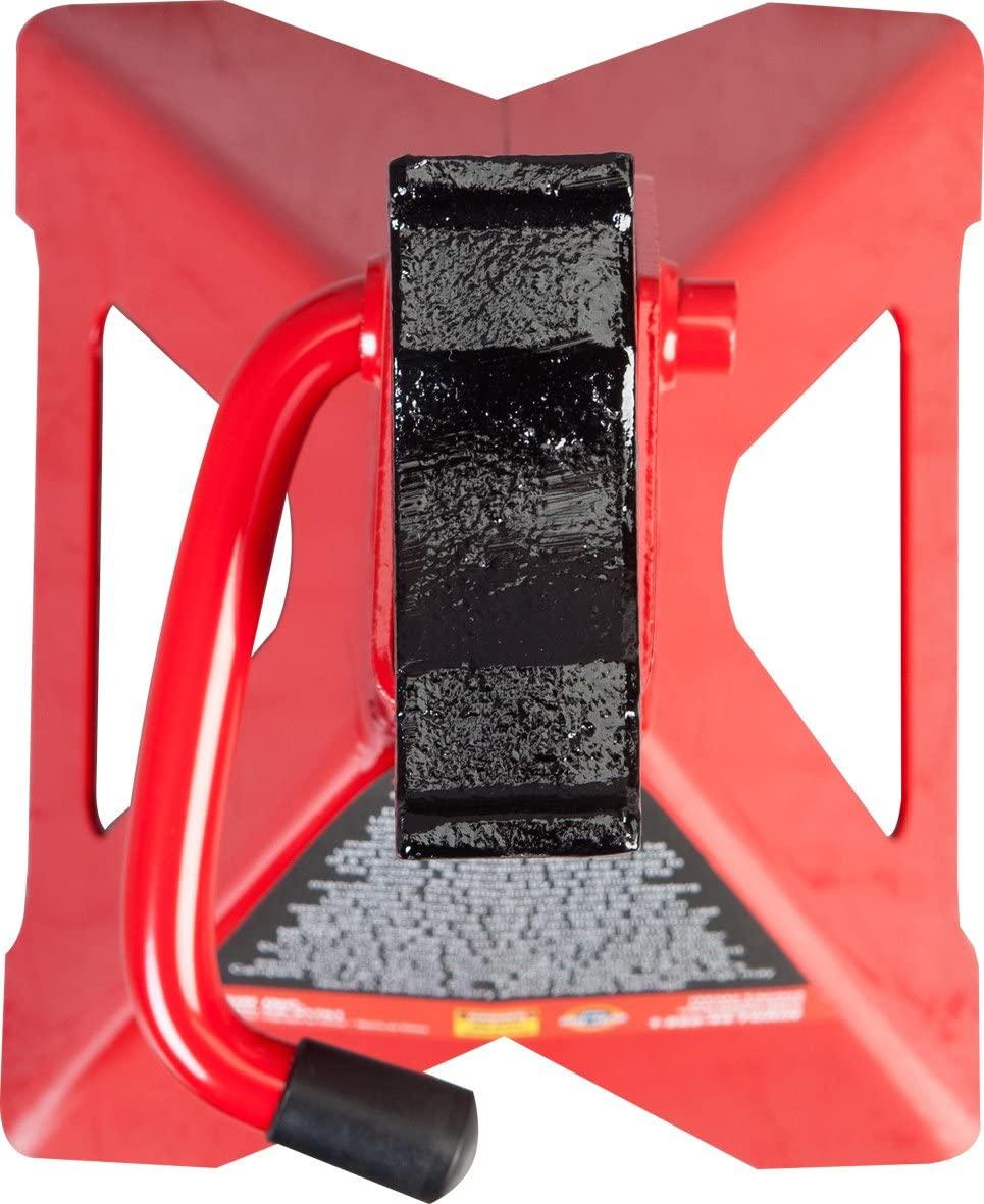 BIG RED T46202 Torin Steel Jack Stands: 6 Ton (12,000 lb) Capacity, Red, 1 Pair