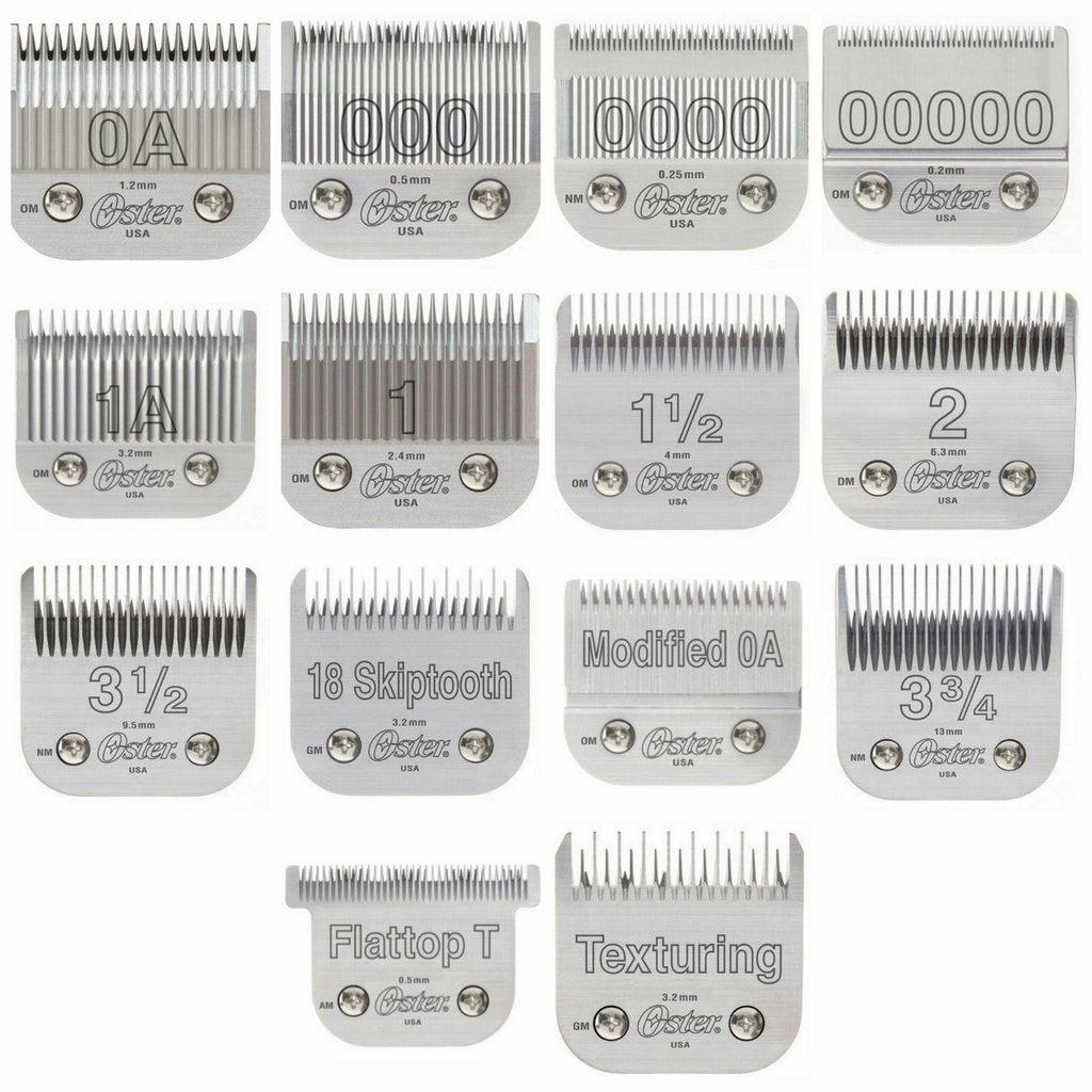OSTER CLASSIC 76 REPLACEMENT CLIPPER BLADES- 14 BLADES FULL SET