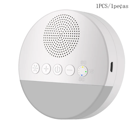 7/1PCs Baby White Noise Sleep Machine Built-in 6 Soothing Sound Soft Breath Light Timed Shutdown Sleep Machine Sound Player