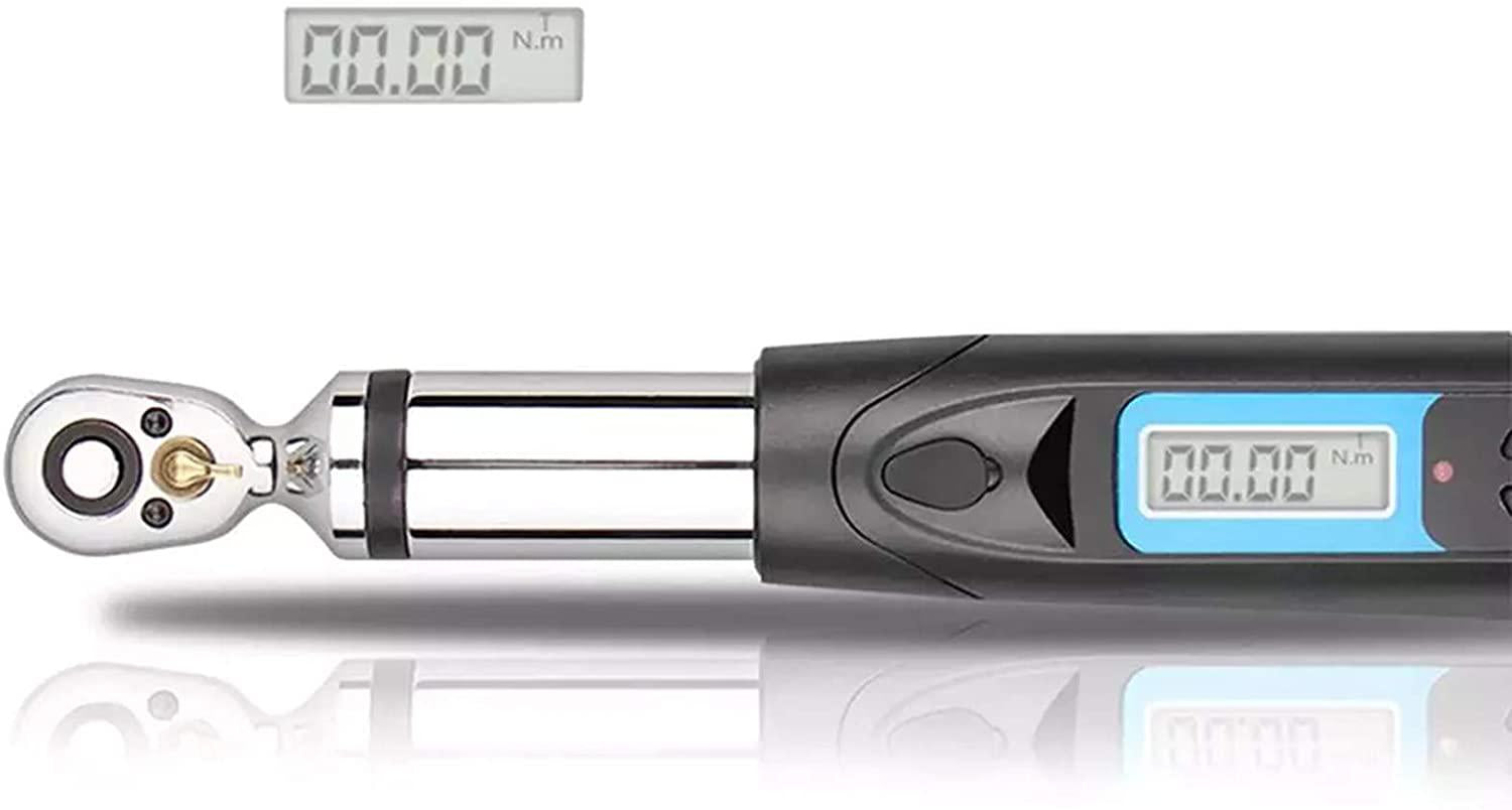 Adjustable Torque Wrench Digital 1/4 Professional Electronic Torque Wrench Spanner Bike Car Repair Hand Tool