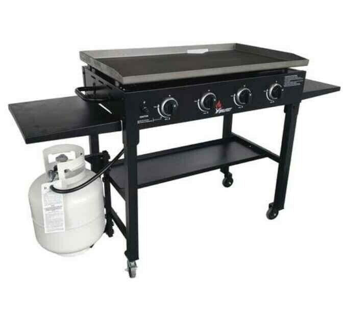 36 Inch 4-Burner Propane Outdoor Flat Tap Griddle