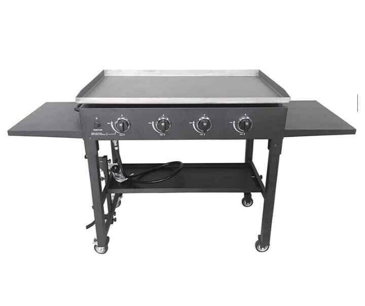 36 Inch 4-Burner Propane Outdoor Flat Tap Griddle
