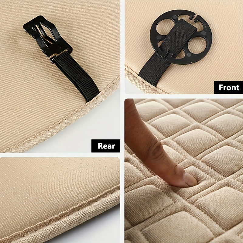 1pc Seat Cover For Car, Car Front Or Rear Seat Protector, Universal Seat Cushion For Most Car, Vehicles, SUVs And More, Soft Comfort, Car Accessories