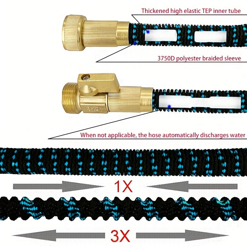 Upgrade Your Garden With A High-Pressure Telescopic Water Pipe - 1pc With American Standard 3/4 Copper Connector