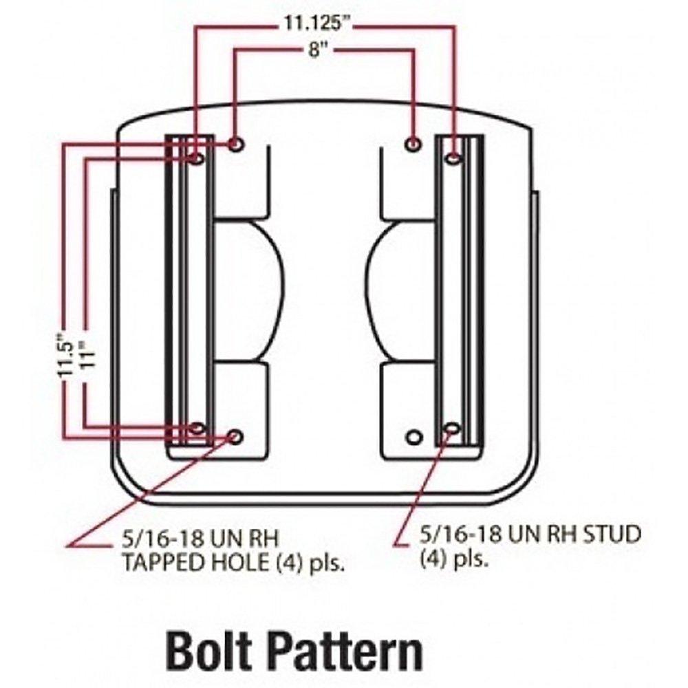 A&I Products SEAT STANDARD W/ TRACKS PART NO: A-6669135