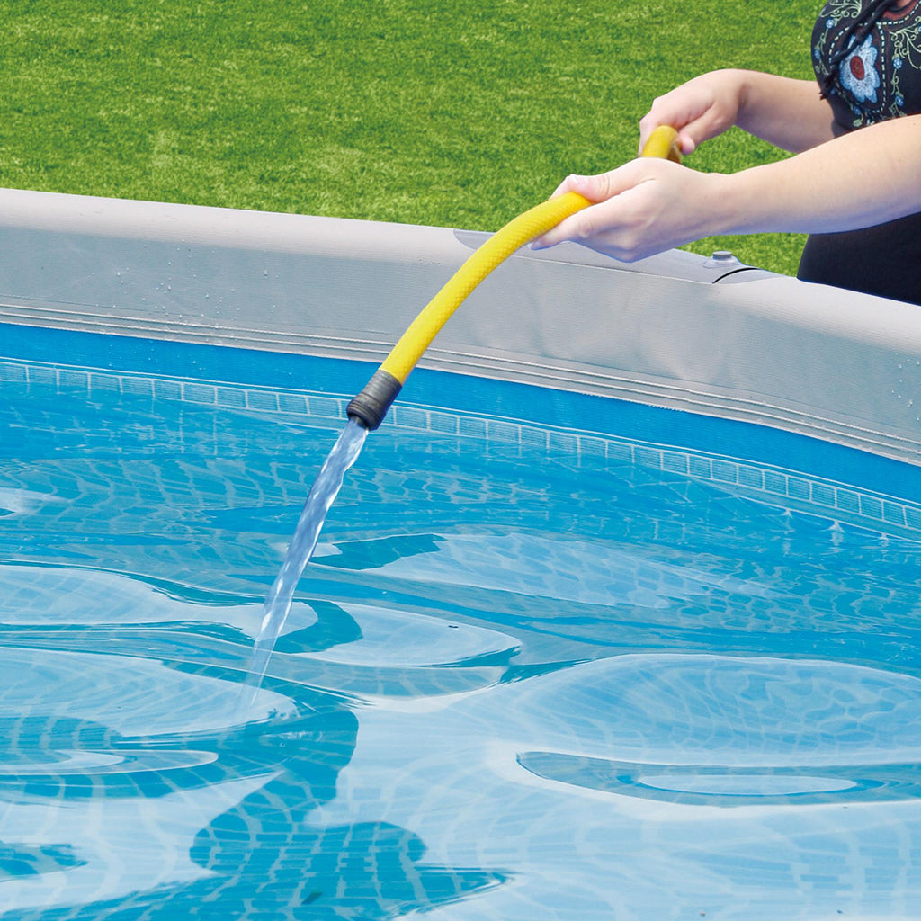 Summer Waves14ft Elite Frame Pool with Filter Pump, Cover, and Ladder