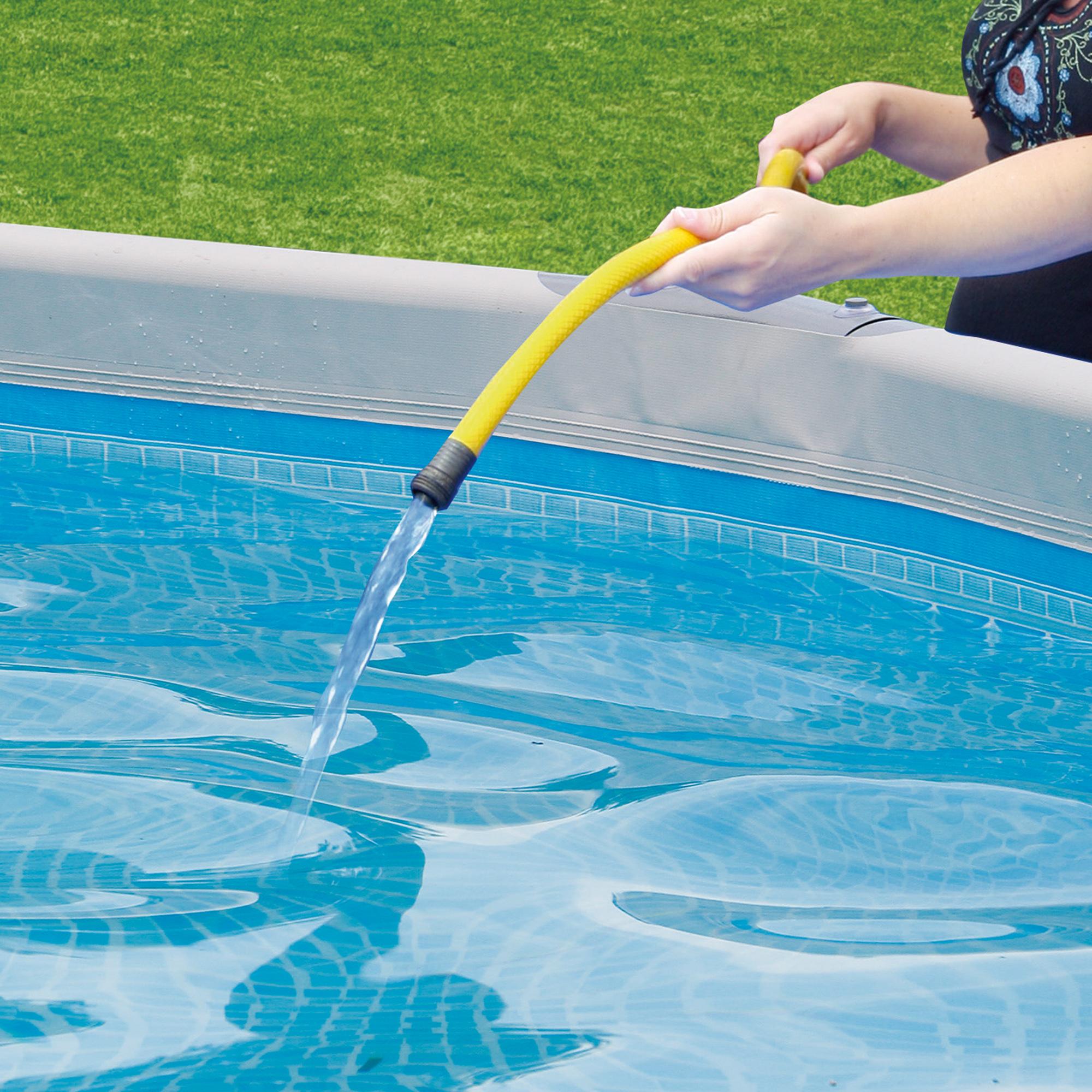 Summer Waves14ft Elite Frame Pool with Filter Pump, Cover, and Ladder