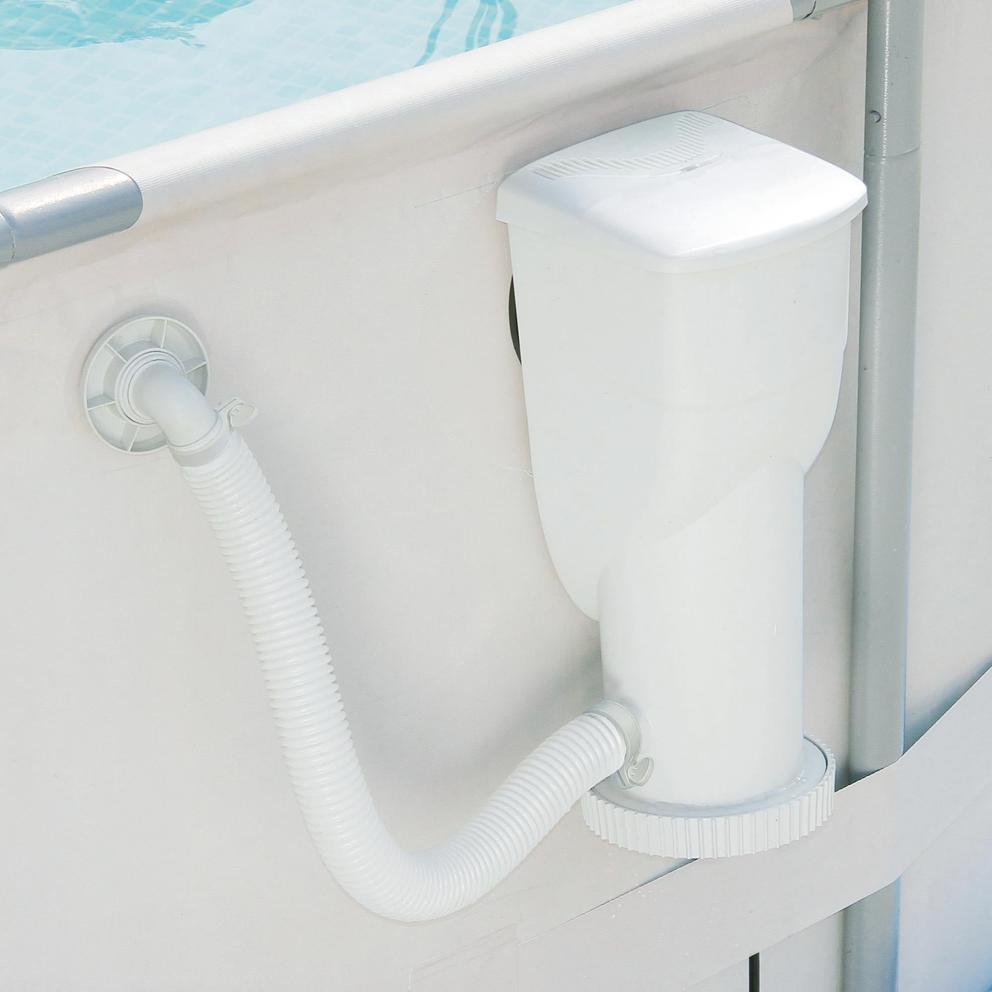 Summer Waves14ft Elite Frame Pool with Filter Pump, Cover, and Ladder