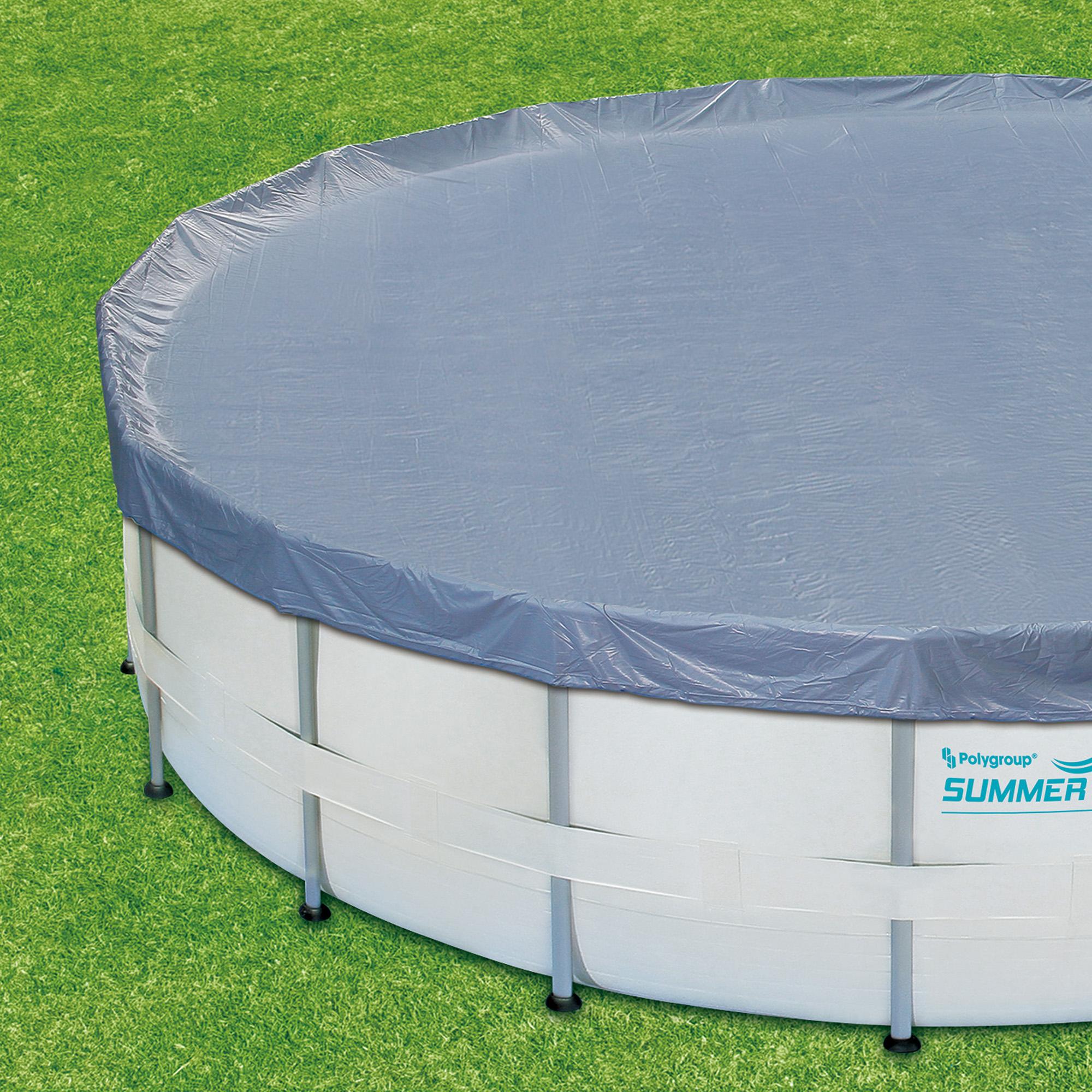 Summer Waves14ft Elite Frame Pool with Filter Pump, Cover, and Ladder