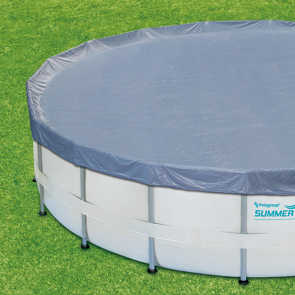 Summer Waves14ft Elite Frame Pool with Filter Pump, Cover, and Ladder