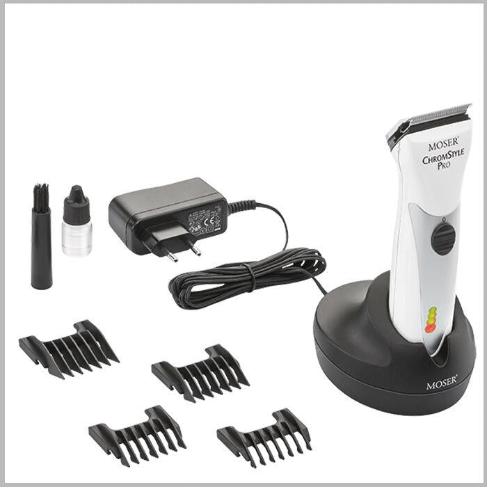 Moser 1871 ChromStyle Pro Hair Clipper 110-240V 1871-0072 White