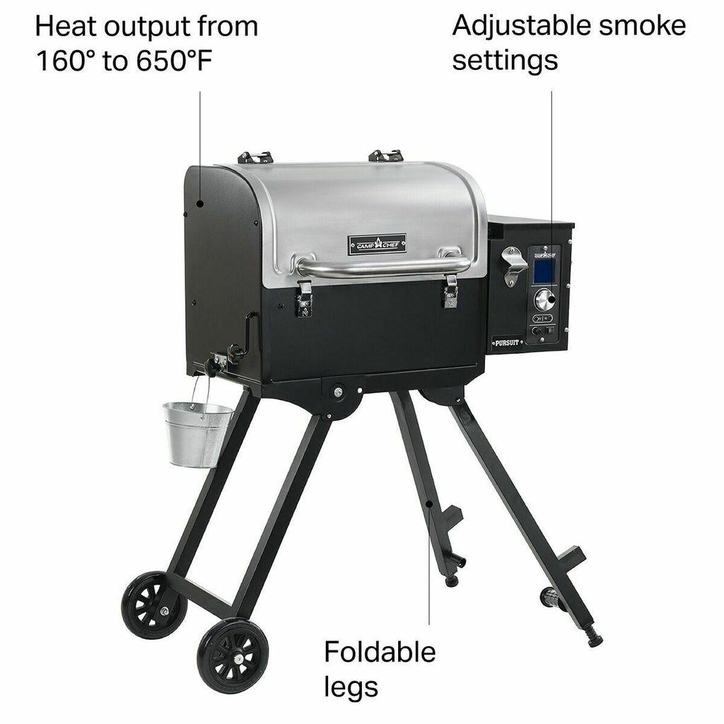 Pursuit Portable Pellet Grill Black/ One Size