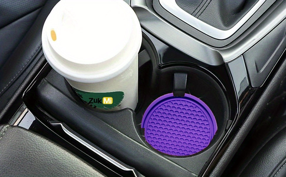 Upgrade Your Car's Interior With 4pcs ZukMi Car Cup Coaster - Anti-Slip &amp; Universal Vehicle Accessories