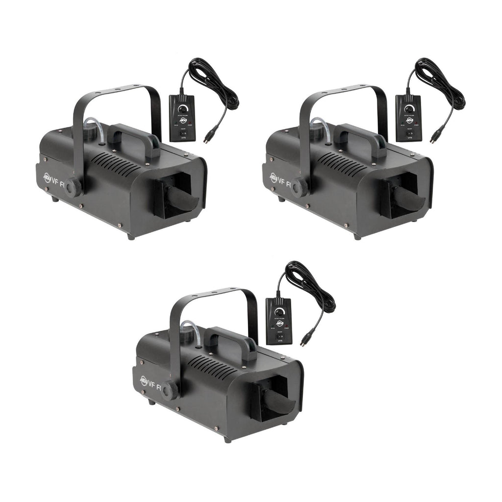 American DJ Snow Machine 600W High Output Area Effect with Wired Remote (3 Pack)