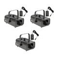American DJ Snow Machine 600W High Output Area Effect with Wired Remote (3 Pack)