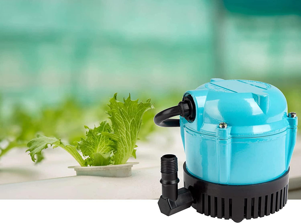 Little Giant 1-A 115 Volt, 1/200 HP, 170 GPH Small Submersible Permanently Oiled Pump for Fountain, Water Displays and Air Conditioners, 6-Foot Cord, Blue, 500203