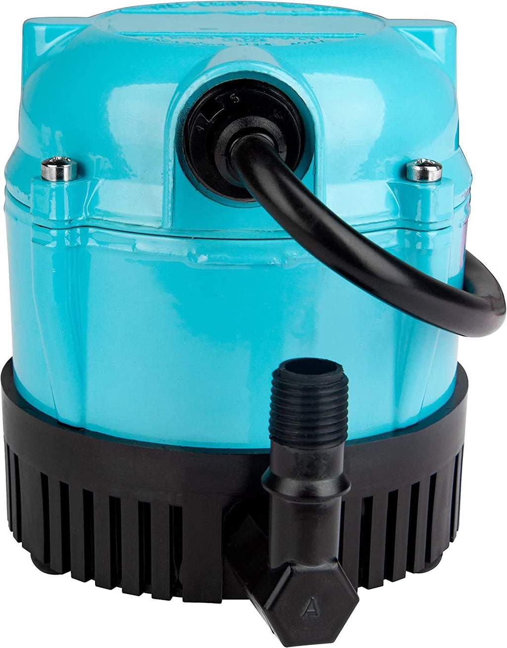 Little Giant 1-A 115 Volt, 1/200 HP, 170 GPH Small Submersible Permanently Oiled Pump for Fountain, Water Displays and Air Conditioners, 6-Foot Cord, Blue, 500203