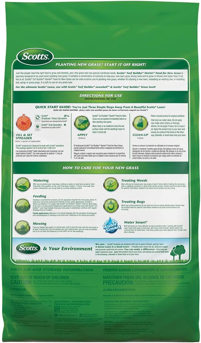 Scotts Turf Builder Starter Food for Grass, 42 lbs.