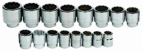 Williams WSH-16TB 16-Piece 3/4-Inch Drive shallow 12 Point Socket Set with Tool Box