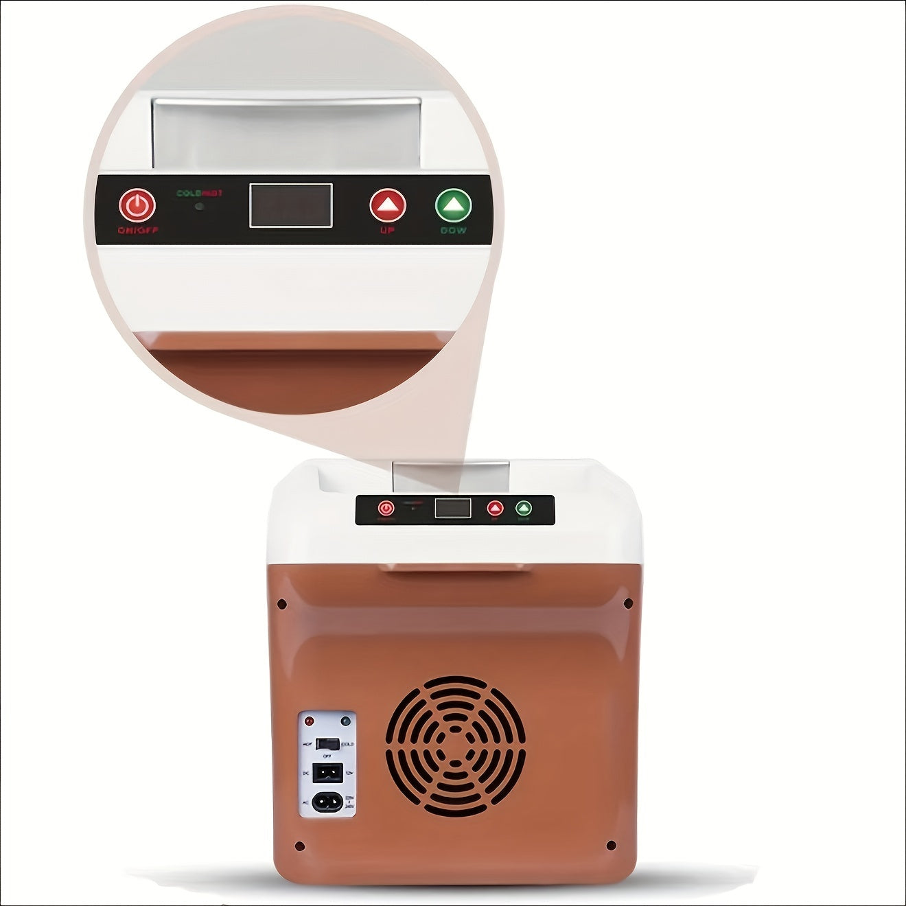 3.17gal Car Refrigerator, Portable Electric Car Cooler With DC12/24/AC120V, And Camping Use.mini Refrigerator, Cold And Warm Box,  Outdoor Incubator