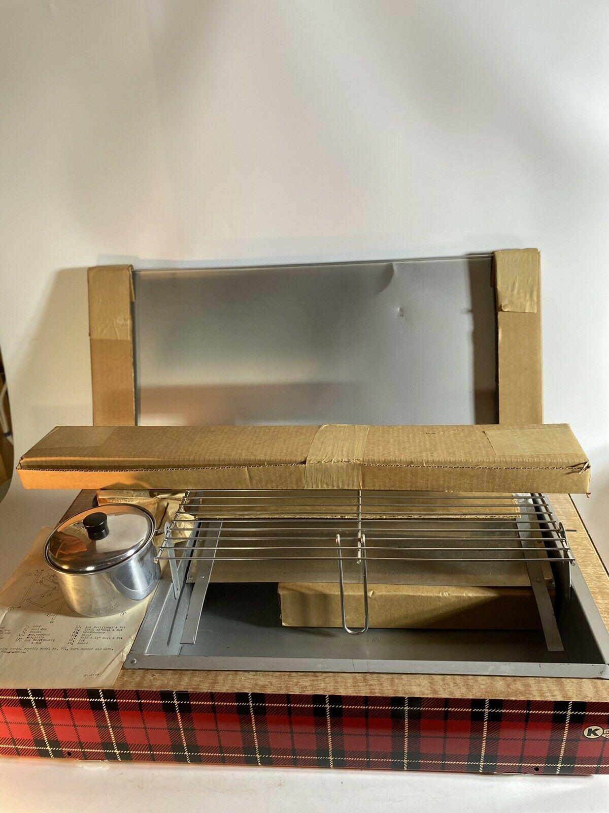 NOS/Rare~Never Used~~Mid-Century~  Kook-out BBQ grill/Stove 1956!