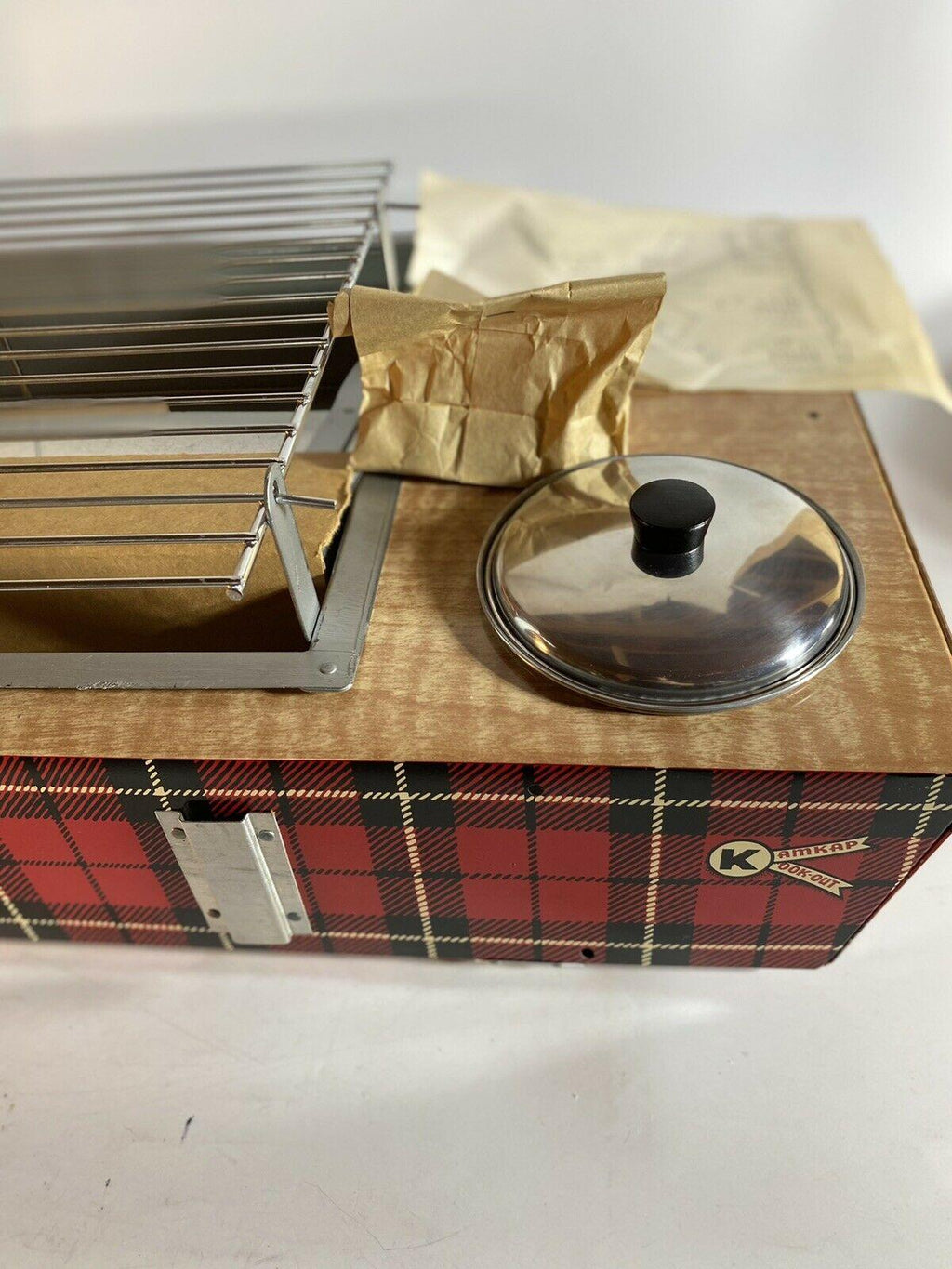 NOS/Rare~Never Used~~Mid-Century~  Kook-out BBQ grill/Stove 1956!