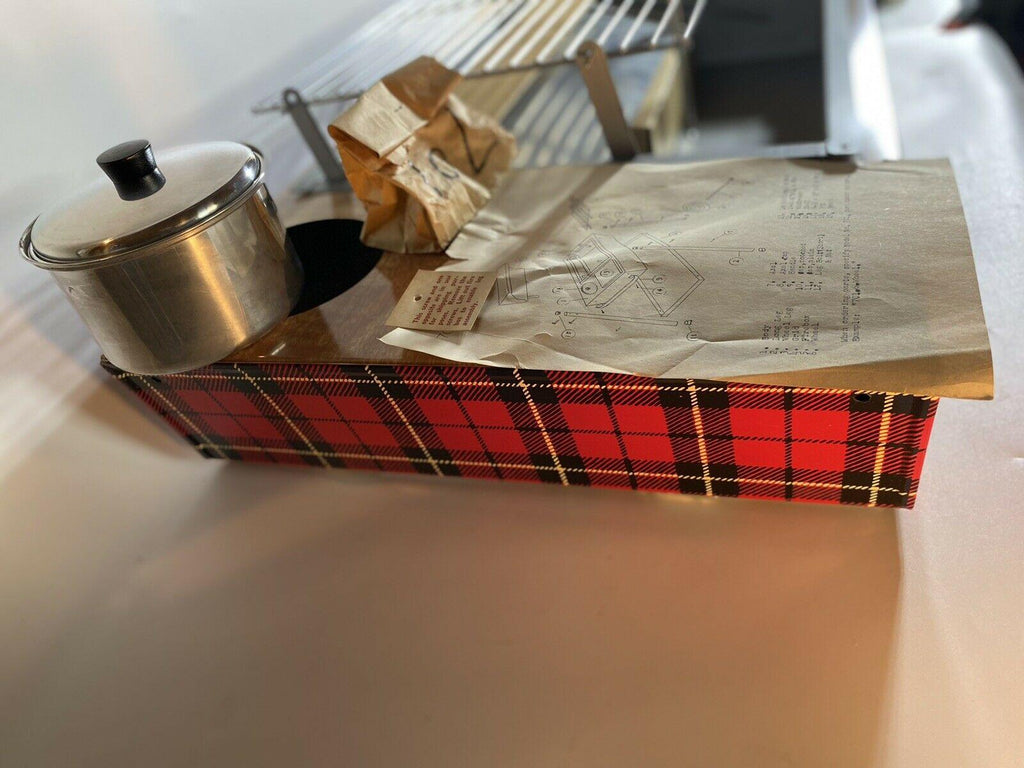 NOS/Rare~Never Used~~Mid-Century~  Kook-out BBQ grill/Stove 1956!