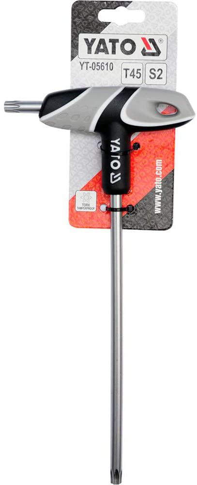Yato Yt-05610 T-Handle Torx Key|Professional Hex Key Set|Hex Key Wrench Set|Tool Set|Industrial Tools|Power Tools|Torx Wrenches|S2 Steel|Plastic Handle|Tamper Proof|Long Hex|Mechanical|Car