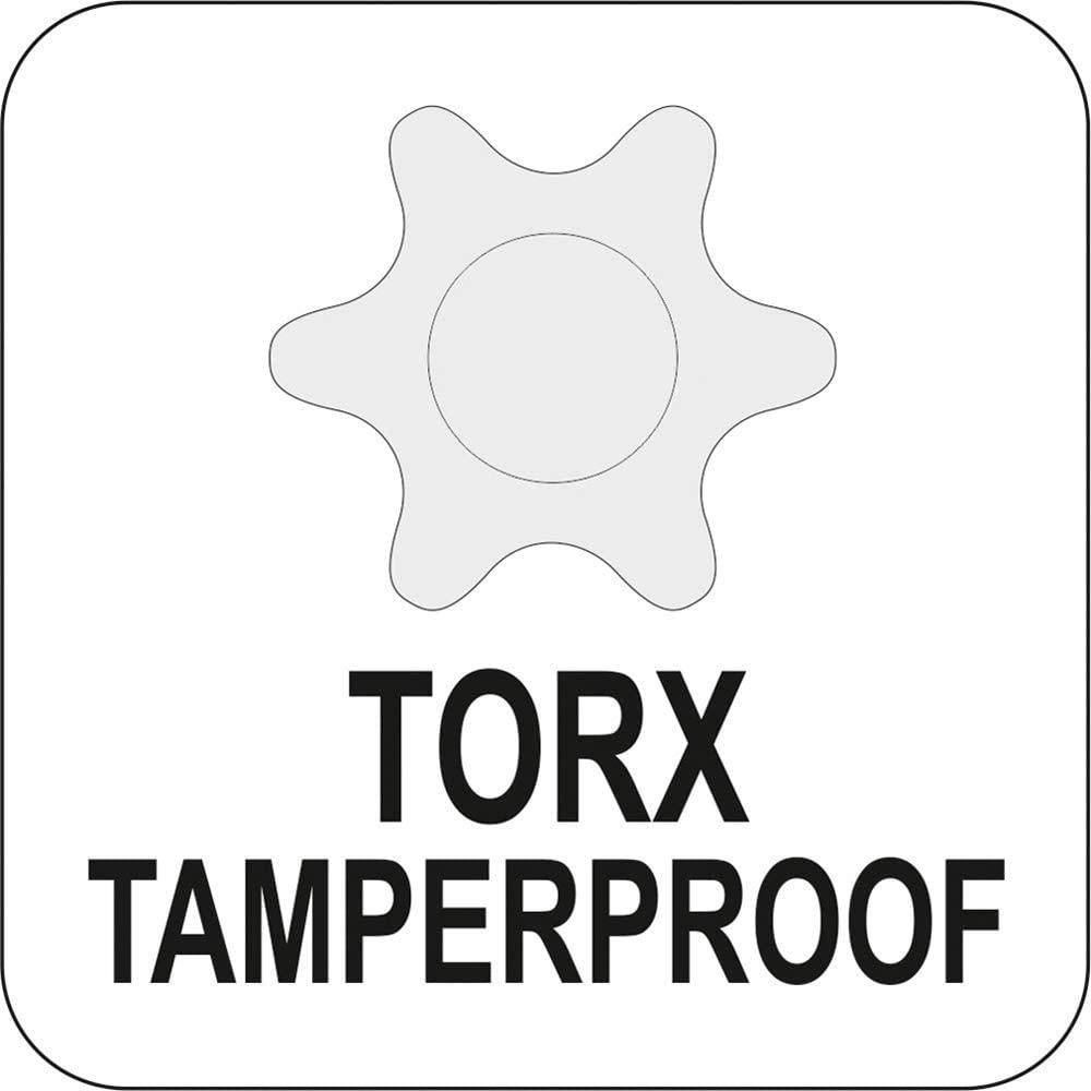 Yato Yt-05610 T-Handle Torx Key|Professional Hex Key Set|Hex Key Wrench Set|Tool Set|Industrial Tools|Power Tools|Torx Wrenches|S2 Steel|Plastic Handle|Tamper Proof|Long Hex|Mechanical|Car