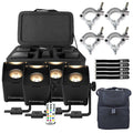 Chauvet DJ Freedom Q1N Pin Spot RGB+WW Light System with Protective Transport Case Package