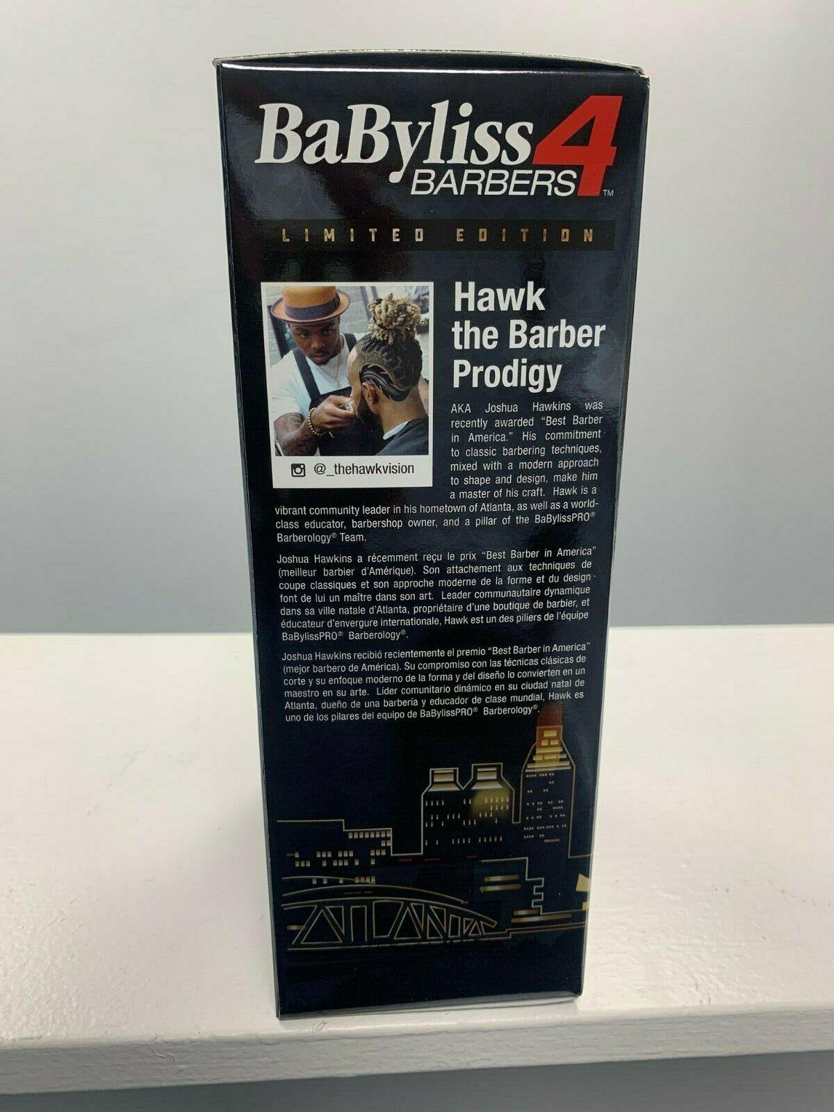Babyliss PRO Red FX Cordless Clipper - Limited Edition Hawk Barber Prodigy "NEW"