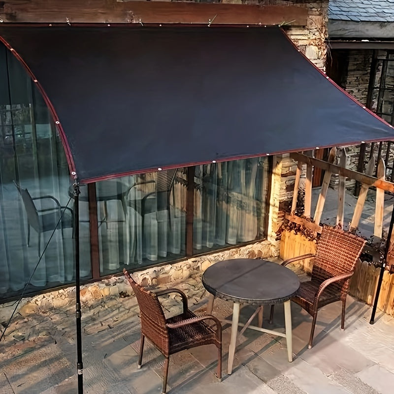 Sun Shade Cloth, Dense Shading Heat Insulation Net, Shading Cloth, Sun And Snow Protecting For Balcony, Courtyard, RV Camping, Black