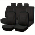 Upgrade Your Car with 9pcs Set of Universal Seat Covers: Airbag Safe, Five Seats, Black, Gray, Pink, Blue &amp; Red!